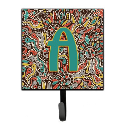 Porte-laisse et crochet mural rétro tribal