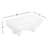Decorative Bowl Stoneware Ceramic Modern Footed Base Casual Style for Home Office Bedroom Living Room Display or Storage Tabletop Accent Decor Accessory Piece - 4" White