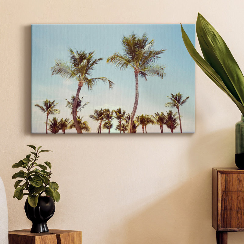 Aruba Palm - photographie sur toile tendue, H 36 po x l 24 po x P 1 po