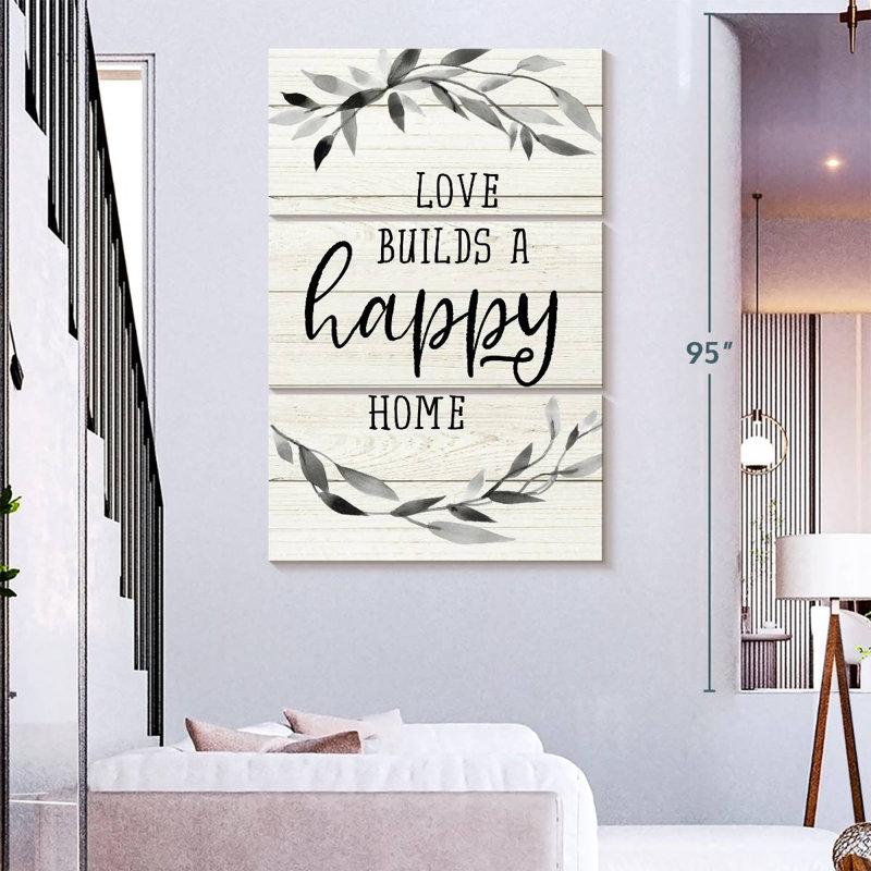 Kema Love Builds II Wall Sign, 74" H x 48" W