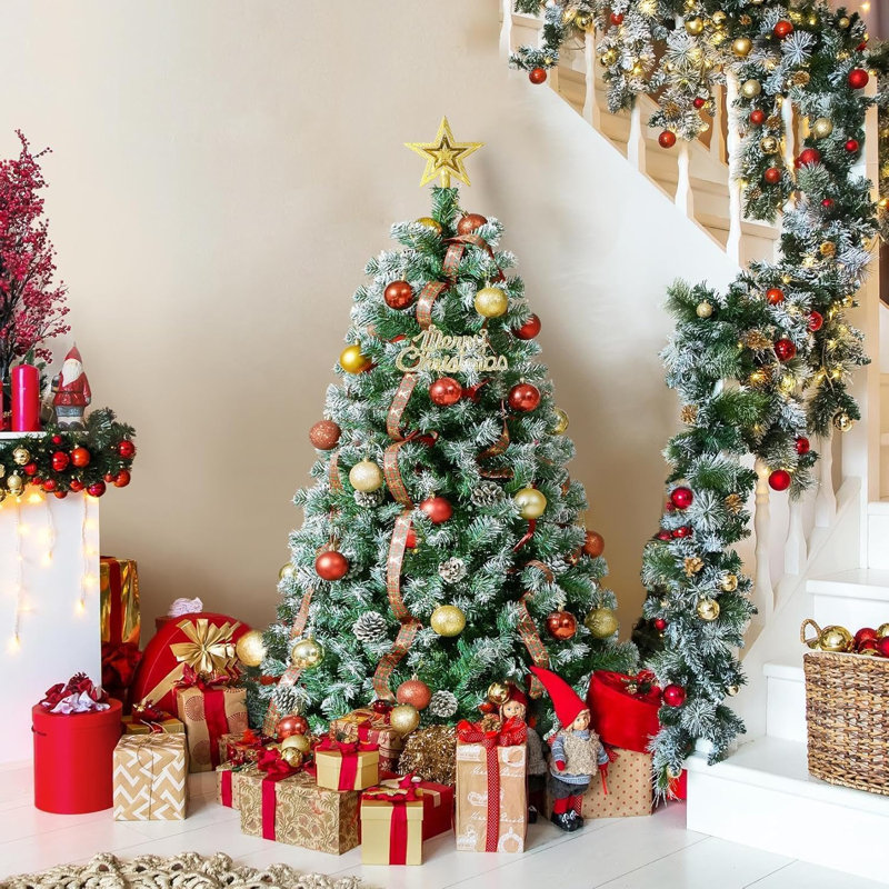 Lighted Artificial Christmas Tree, 1.06m H