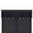 Modern Black Hall Tree With Metal Hooks, Shoe Storage Cubbies, And Multi-functional Entryway Coat Rack