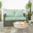 Sunbrella Outdoor Solid Loveseat Pillow and Cushion Set-857073769-857073686