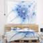 Tapisserie abstraite symétrique de fleurs fractales-28502652