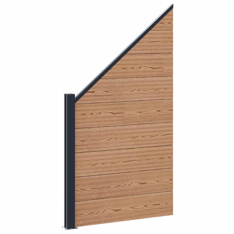 95 cm W Fencing Kits Fencing with 1 Panel(s) Included, Brown