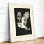 Nocturnal Hunter Japandi - Framed Print-2136289610-2136289611