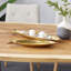 Ensemble de 2 plateaux en aluminium doré 24 po, l 17 po Cosmoliving By Cosmopolitan-243107783