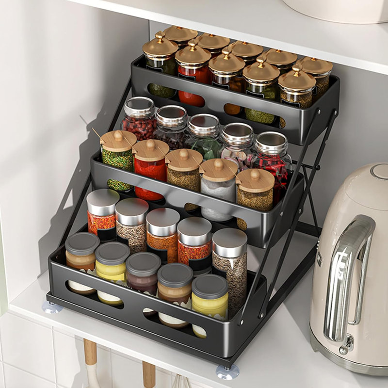 Three Layer Folding Spice Rack