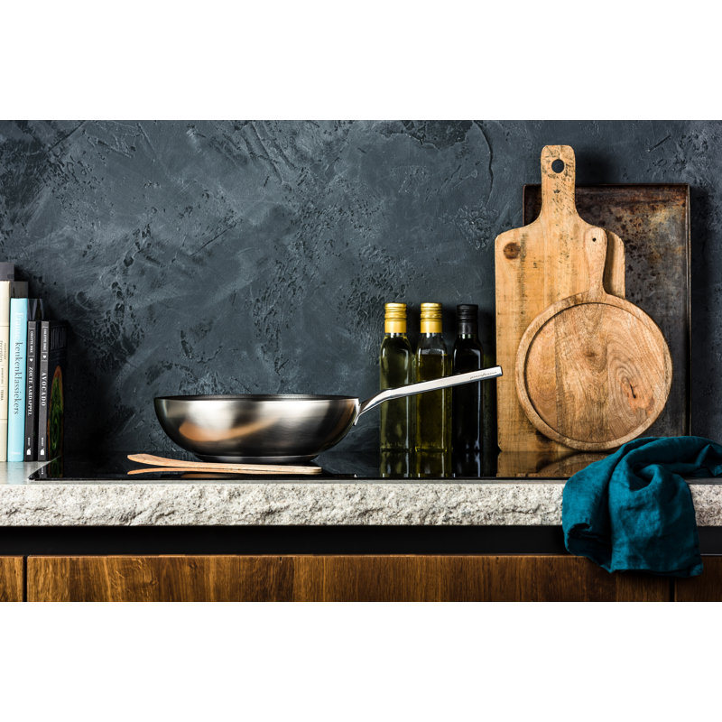 Wok cm 28 acier inoxydable