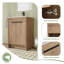 Meuble-lavabo sur pied simple 24,07 po avec plateau en céramique Kullin-475904237