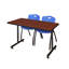 Table de formation en T Nick Nick, chaises empilables 2 M-32701881-32701892-32701884