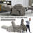 Dual Motor Infinite Position Up To 350 LBS Chenille Power Lift Recliner Chair-1043349302