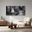 Art mural sur toile, noir et blanc-1396875469