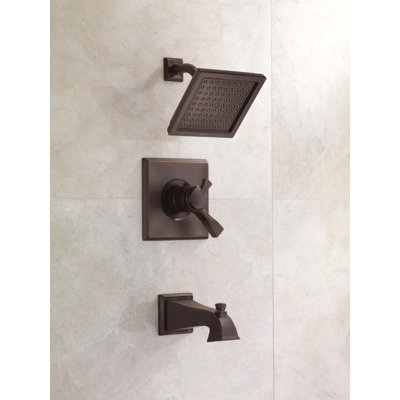 Dryden Tub and Shower Faucet with H2Okinetic Technology