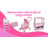 1-2-3 Convertible Doll Bunk Bed with Bedding