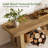 63-inch Solid Wood Tv Stand, 2-tier Farmhouse Entertainment Center With Open Storage Shelves