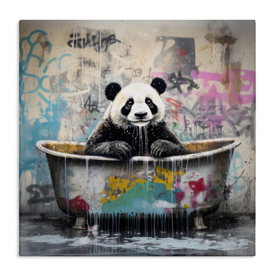 «Graffiti Bathing Panda» par Lazar Studio