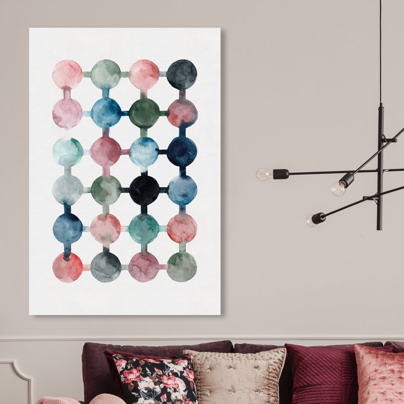 Peach Breeze sur toile, H 45 po x l 30 po x P 1,5 po