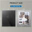 8 x 10 cadre photo en verre, paquet de 2, cadre photo scintillant scintillant 8 x 10 miroir cadeau de mariage mural et plateau de table