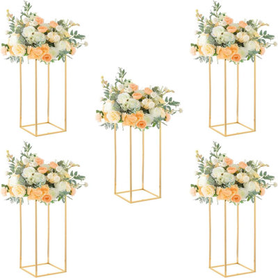 23.6inch Gold Metal Wedding Flower Stand Floral Display Racks  