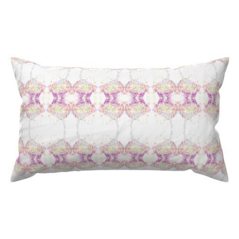 Misty Linen Pillow Cover & Insert, 12" H x 20" W, Rectangular