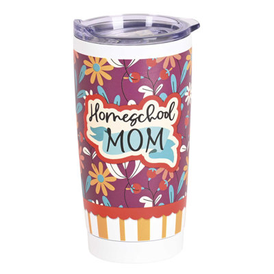 Tumbler Homeschool Mom White