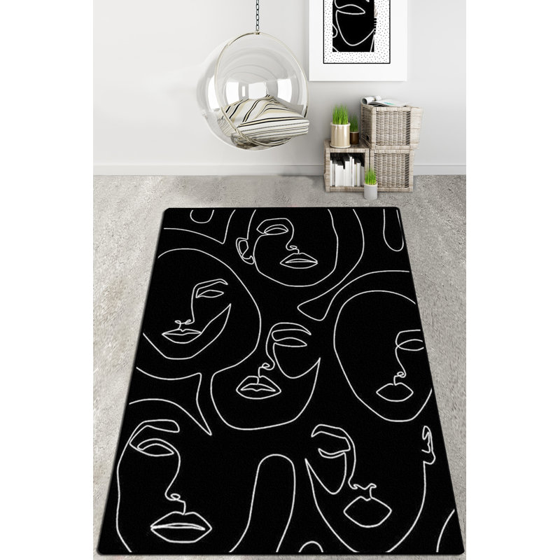 Zelda Abstract Area Rug, Rectangle 120 x 150cm
