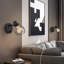 Lampe murale noire