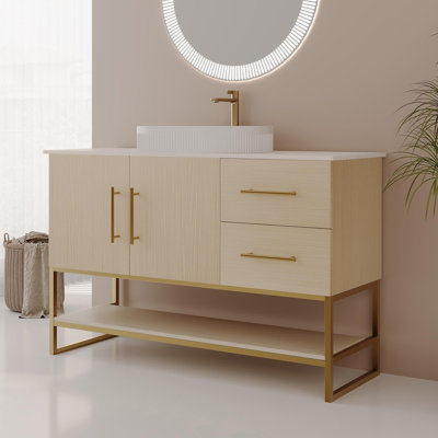 Meuble-lavabo autoportant Gold