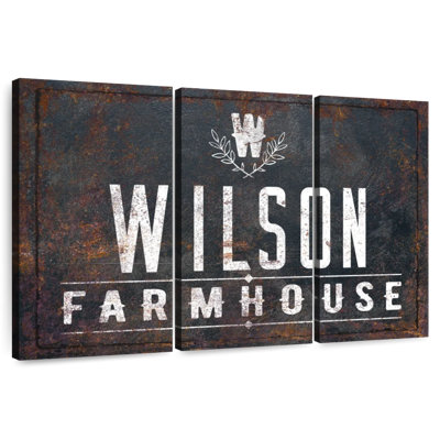Plaque murale Wilson Farmhouse