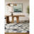 Rug Branch Eldin 5' x 8' (5'3" x 7'7") Blue/Beige Geometric Indoor Area Rug, Contemporary, Low Pile, Stain-Resistant Carpet - Living Room, Bedroom, Dining Room, and Kitchen-1767037976
