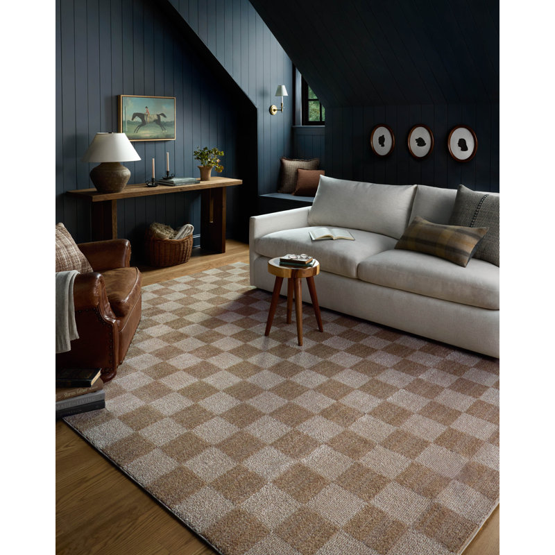 Tapis galet / ivoire Chris Loves Julia x Loloi Calvin, Rectangle 6 pi 3 po x 9 pi 6 po