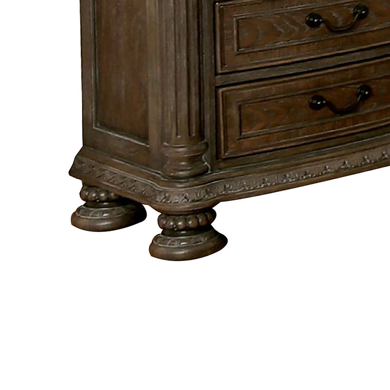 Table de chevet brune Jaxxon