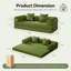 Canapé-lit modulaire Boneless-118733462