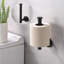 Metro Toilet Paper Holder - Wall Mount - 3" Brass/Matt Black-1274754402