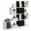 43'' H x 47'' W Ladder Bookcase-1442598278