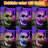 Halloween Inflatable 4 Ft Scary Halloween Inflatables Skull Outdoor Decorations Colorful Dimming Skull With Built-in Magic Leds