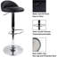 Tabouret de bar rotatif à hauteur ajustable Temelec-311600829