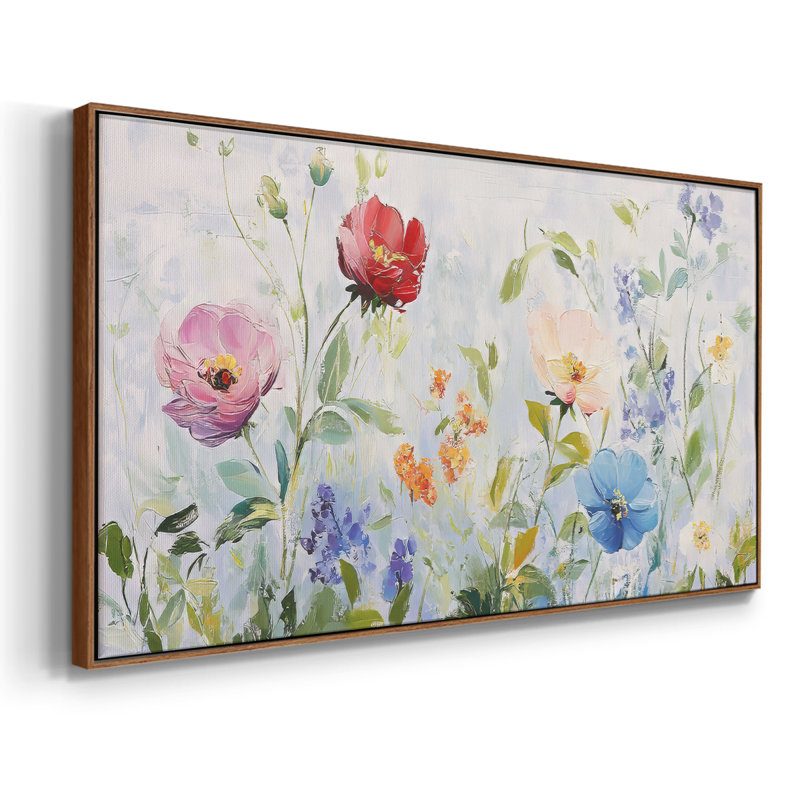 Botanical Series-CCCE - Toile tendue avec châssis tendue, prête à être accrochée, H 21 po x l 41 po, Noyer