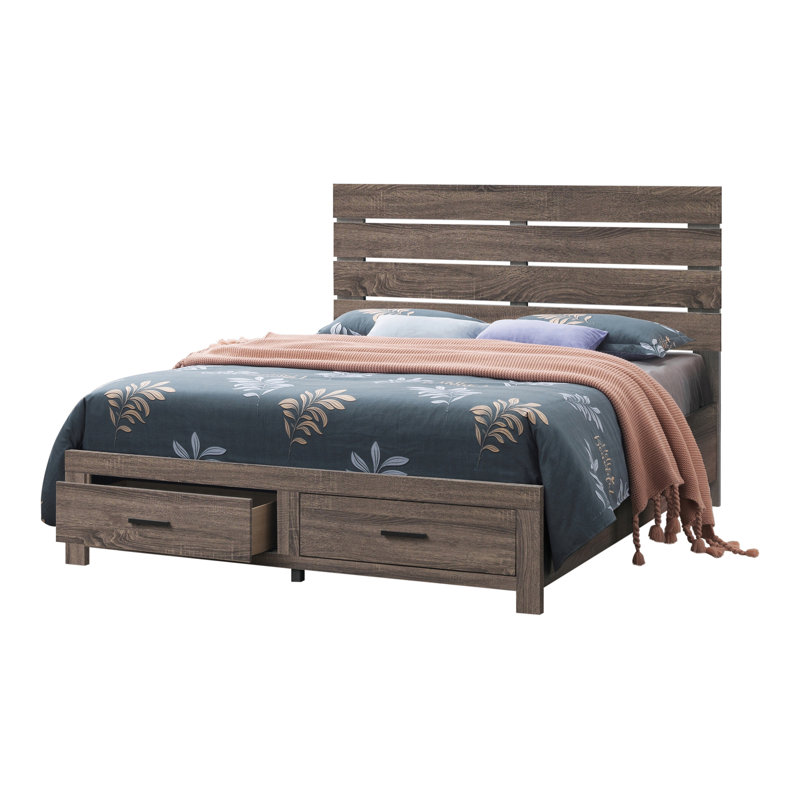Ensemble de chambre à coucher avec commode 2 pièces Graysie, Très grand