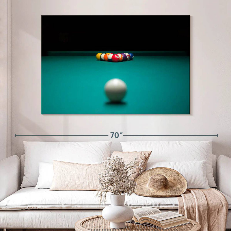 Table de billard Senne, H 34 po x l 51 po