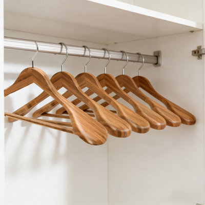24-Pack Heavy-Duty Clothes Hangers, Ideal For Dresses, Pants, Suits, Jackets And Other Heavy Garments, Space-Saving Closet Storage Solution