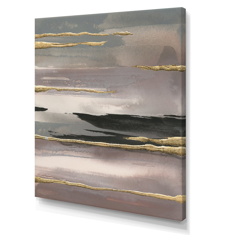 Glamour Morning Fog II - reproduction d'art sur toile tendue, H 40 po x l 30 po x 1,5 po