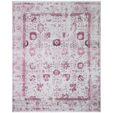 Oriental Area Rug in Silver