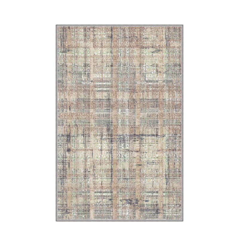 Premium Hall Carpet, 2.6 x 9.8 ft | 100% Polyester, 0.04 in Pile Height | Antibacterial & Non-Slip Underside | Machine Washable, 3D Digital Printing | Durable Woven Design for Living Room & Entryways