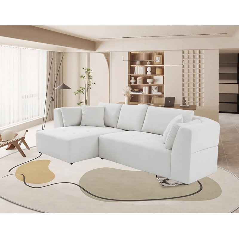 Canapé modulaire 2 pièces Galt, Accoudoir à gauche (vu de face), Revolution Performance Fabrics® beige