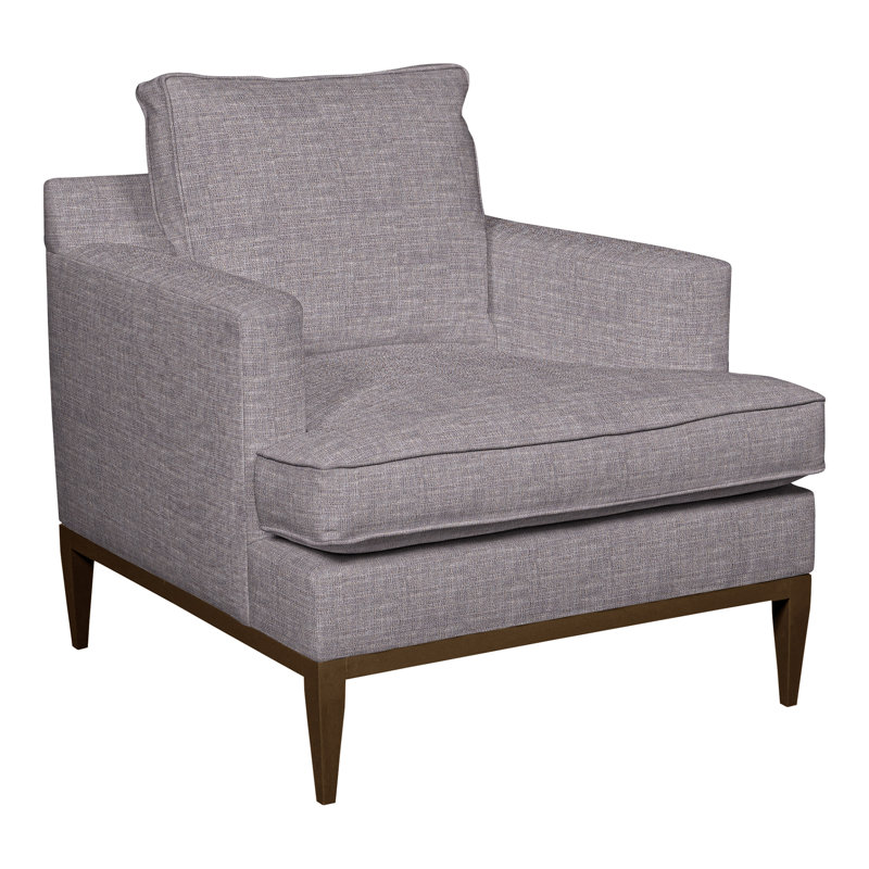 Camilla 34.5" Chair, Tuck Linen, Havana