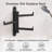 Wall-Mounted 3-Arm Swivel Towel Hook