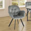 Aella Dinning Chair 2pack Grey Velvet-702369503