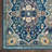 Ankara Global Bordered Navy Multicolor Area Rug-137521280